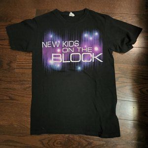 New Kids On The Block NKOTB 2011 Concert Tour 2-Sided Black Shirt Women's Small